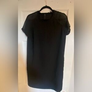 Black VINCE jersey shift dress XS